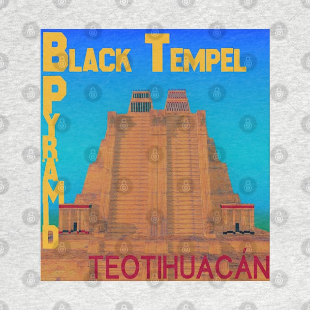 Black Tempel Pyrämid "Teotihuacán" by Ethereal Mother Tapes